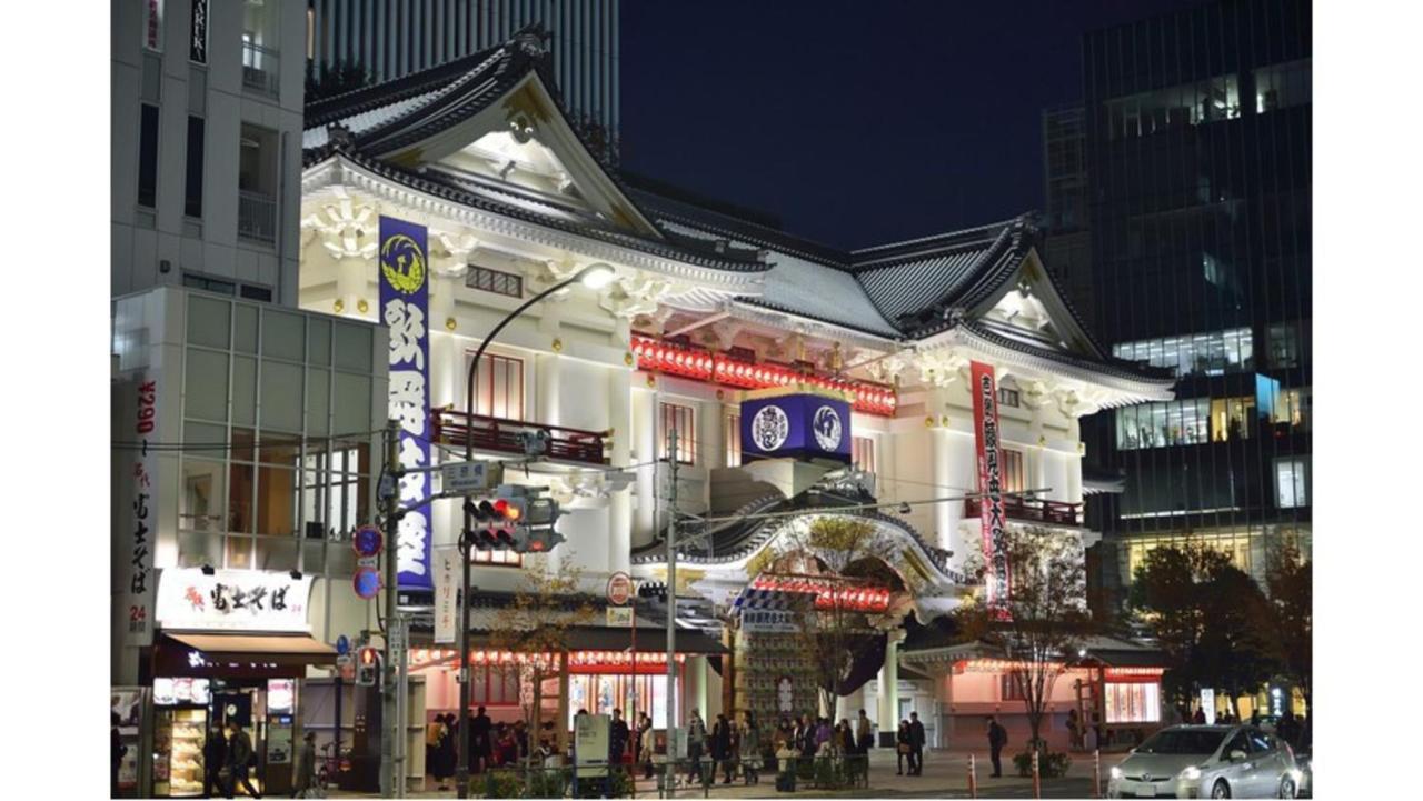 Via Inn Higashiginza Tokyo prefektur Exteriör bild