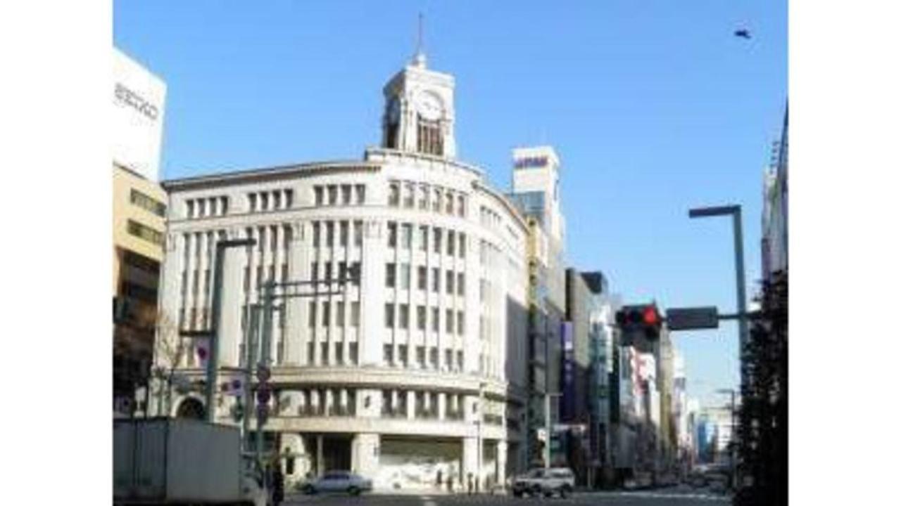 Via Inn Higashiginza Tokyo prefektur Exteriör bild